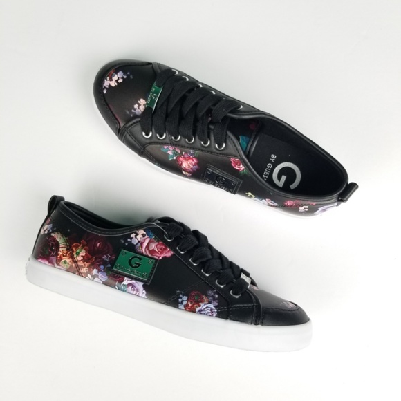 guess floral sneakers